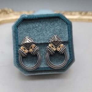 PISCITELLI Vintage Two-tone Earrings